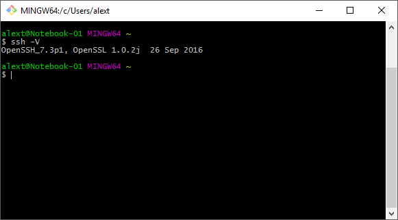 ssh tunnel example command line